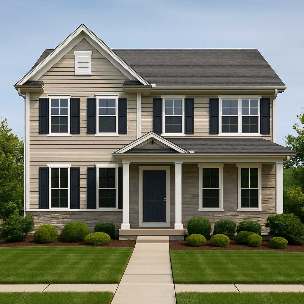 Clean suburban house